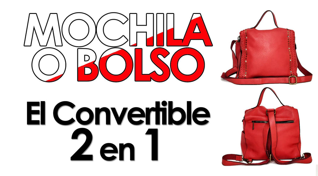 Bolso o Mochila, el Convertible 2 en 1 - KAF Bags