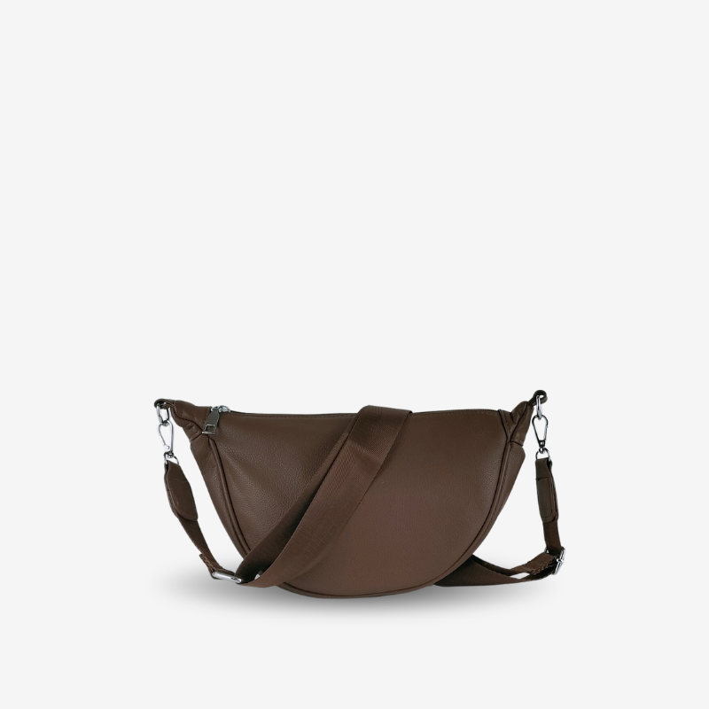 Bandolera Media Luna Chocolate