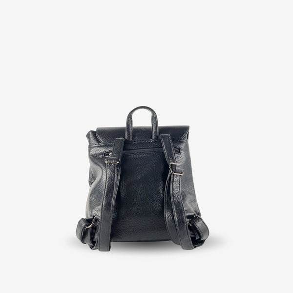 Mochila Urbana con Solapa Negra
