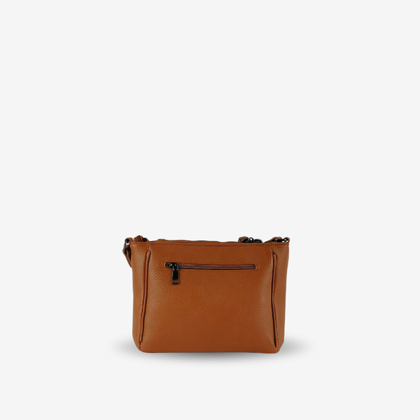 Bolso de Hombro con Cartera Marrón