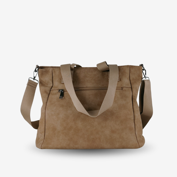 Shopper Efecto Piel Marrón