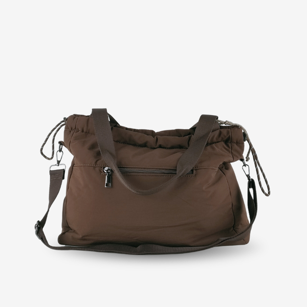 Shopper Flor Marrón