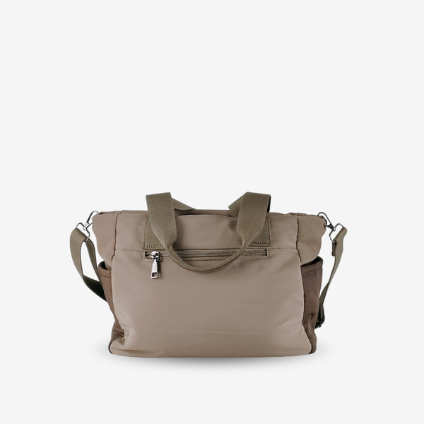Tote Tricolor Marrón