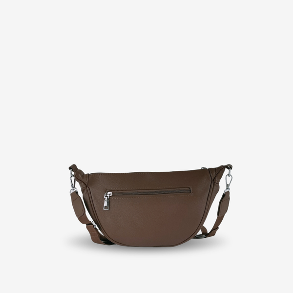 Bandolera Media Luna Chocolate