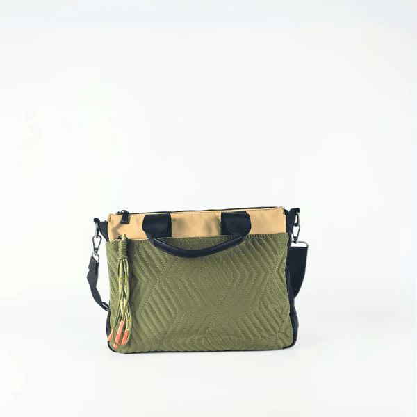 Tote de Nylon Tricolor