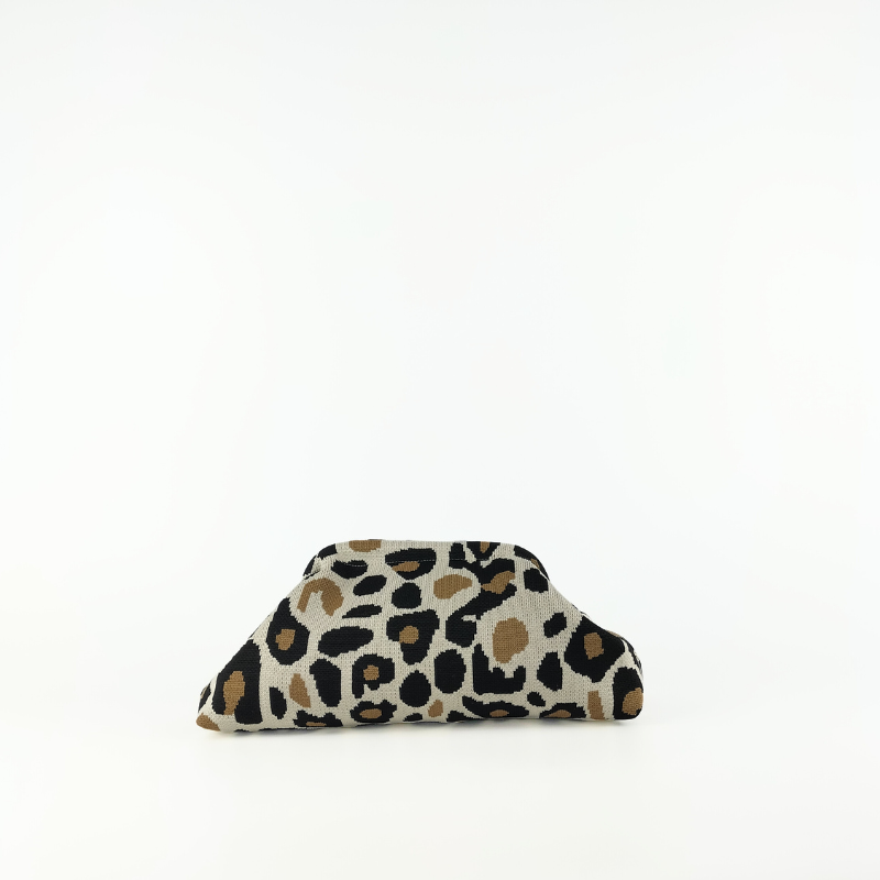 Clutch de Punto Animal Print