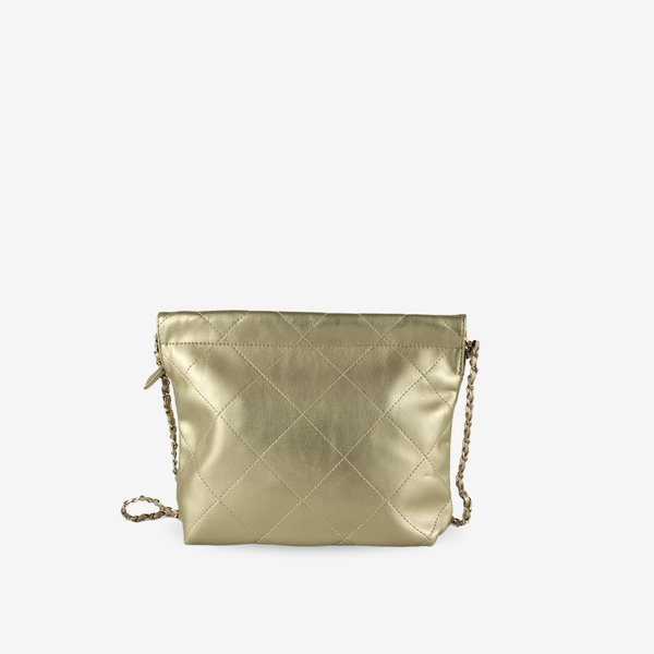 Bolso de Fiesta Rombos Dorado