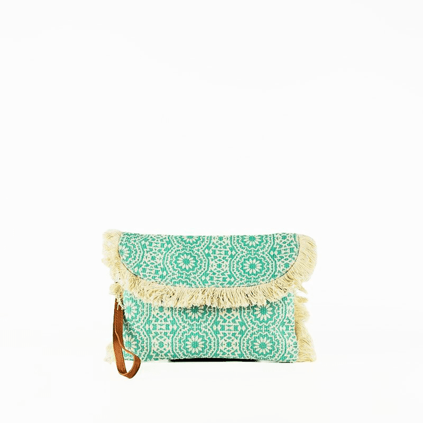 Bolso de Mano Estampado con Doble Correa