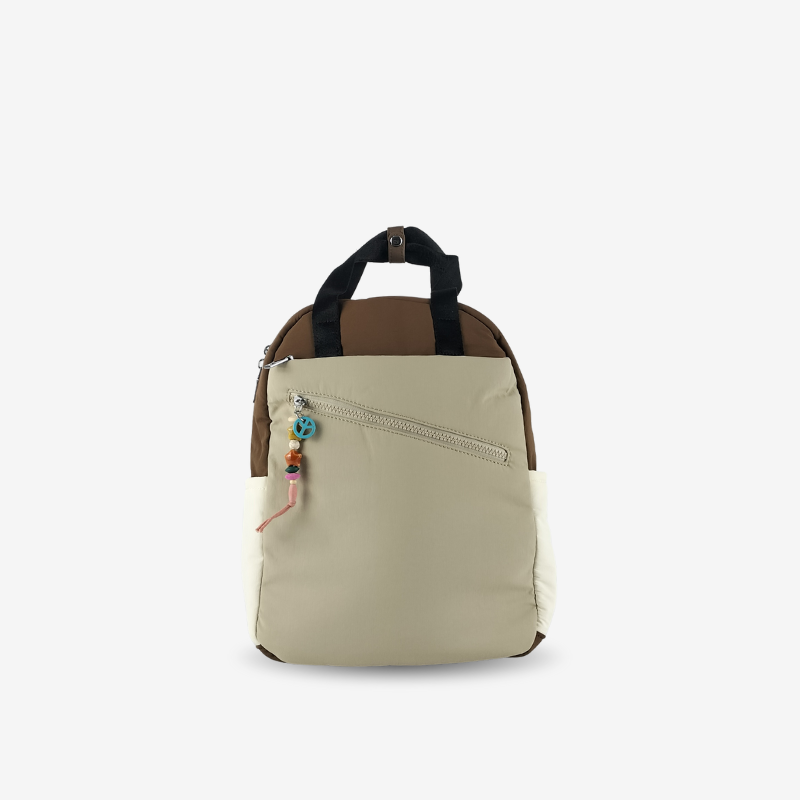 Mochila con Asa de Mano Marrón