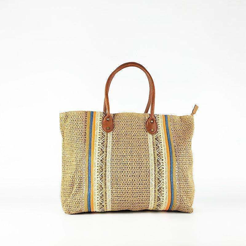 Maxi Bolso Efecto Rafia - KAF Bolsos
