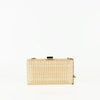 Clutch Efecto Rafia Rosa de mujer - KAF Bolsos