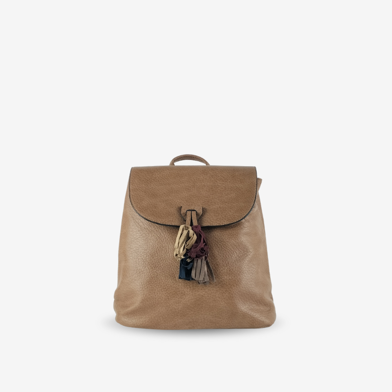 Mochila Urbana con Solapa Kaki