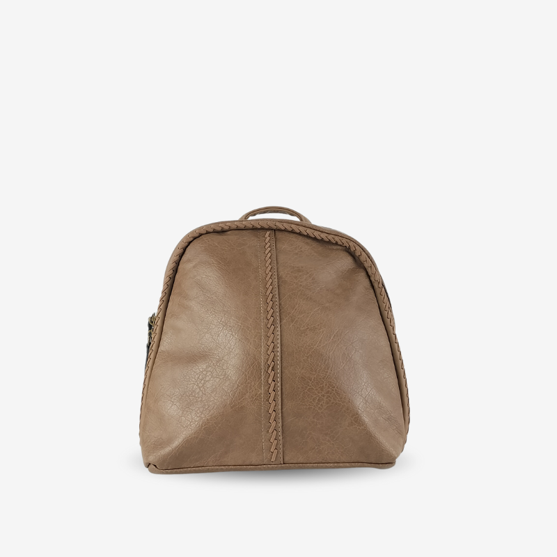 Mochila Trenzada Café