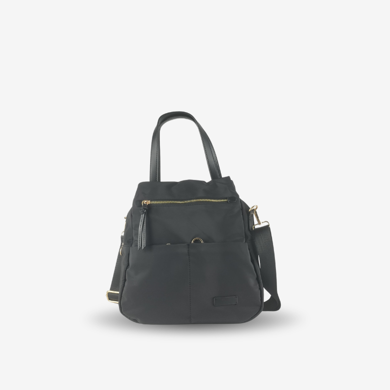 Mochila Antirrobo y Convertible Negra