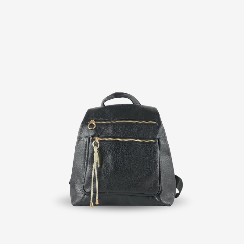 Mochila Antirrobo con Colgante Negra