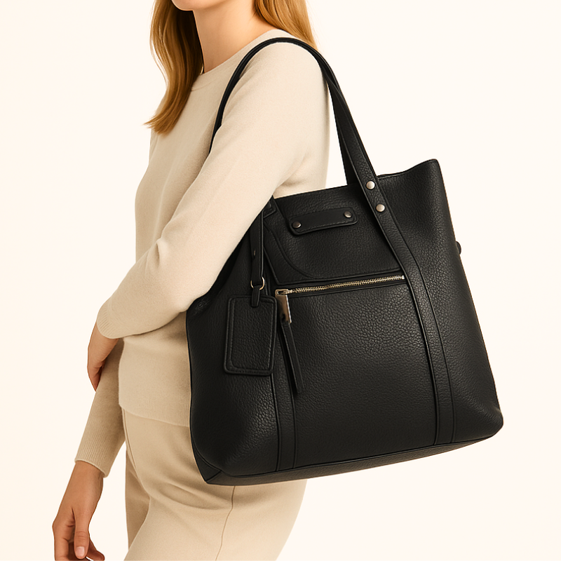 Shopper Negro con Neceser
