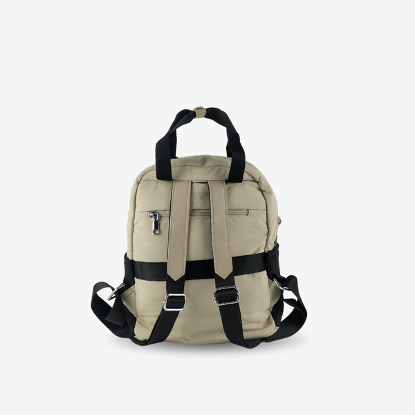 Mochila con Asa de Mano Taupe