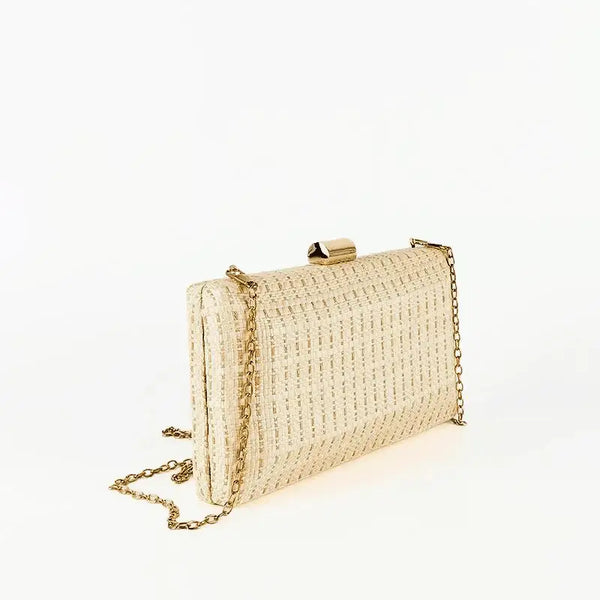 Clutch Efecto Rafia - KAF Bolsos