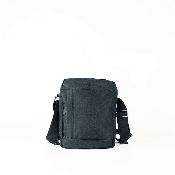 Bolso Bandolera Basic de Hombre Negro - KAF Bolsos