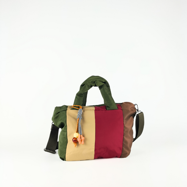 Tote de Nylon a Rayas