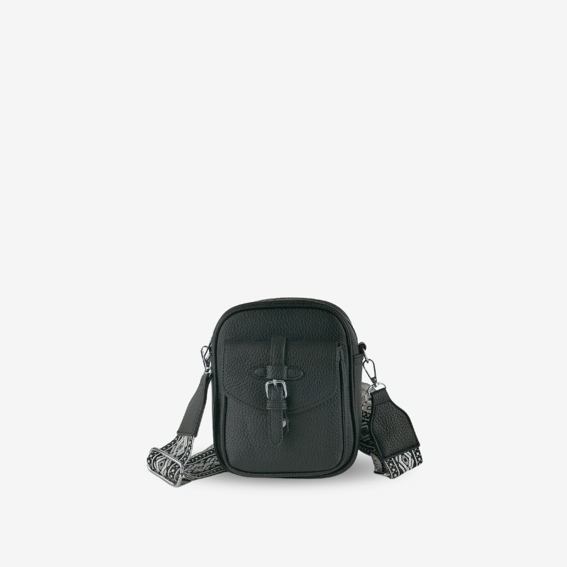 Bandolera Negra con Hebilla