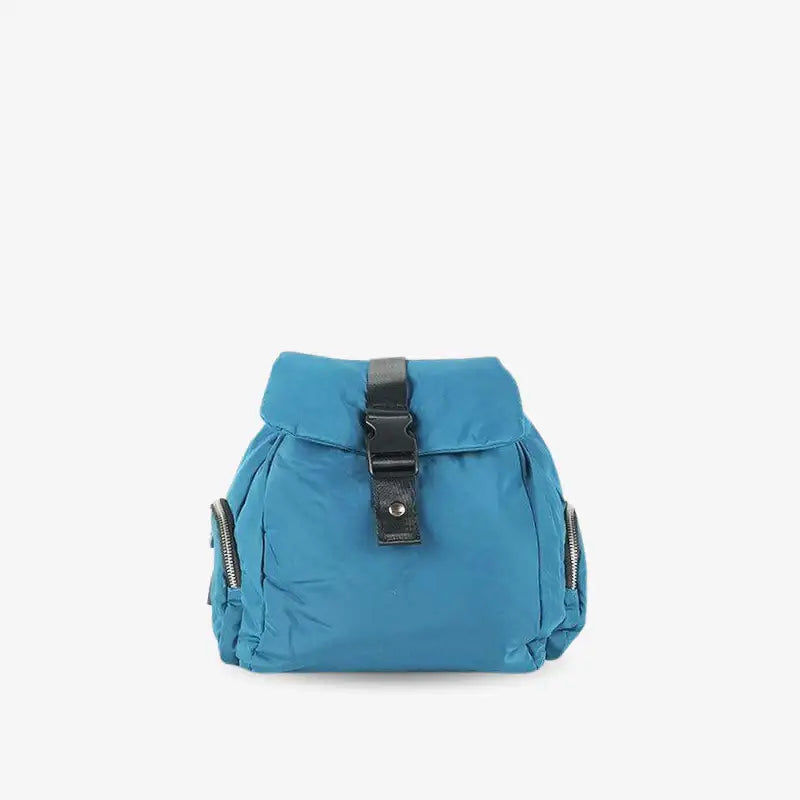 Mochila Nylon Acolchada con Solapa