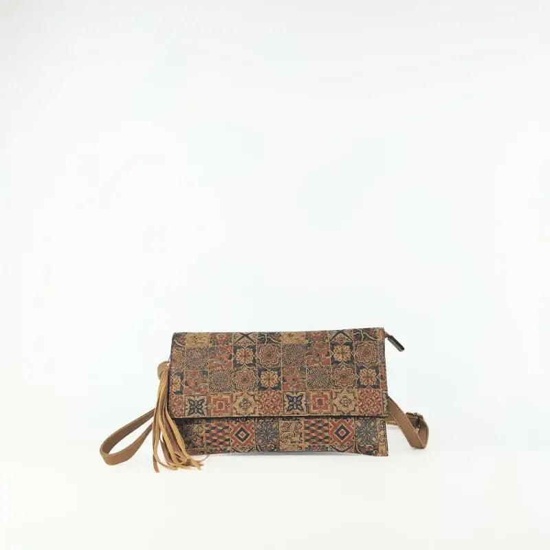 Bolso Estilo Sobre de Corcho con Bandolera - KAF Bolsos
