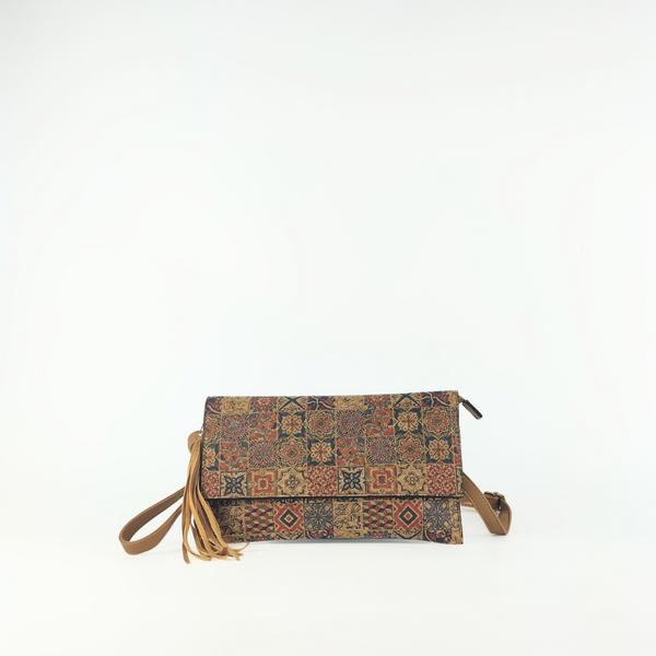 Bolso Estilo Sobre de Corcho con Bandolera
