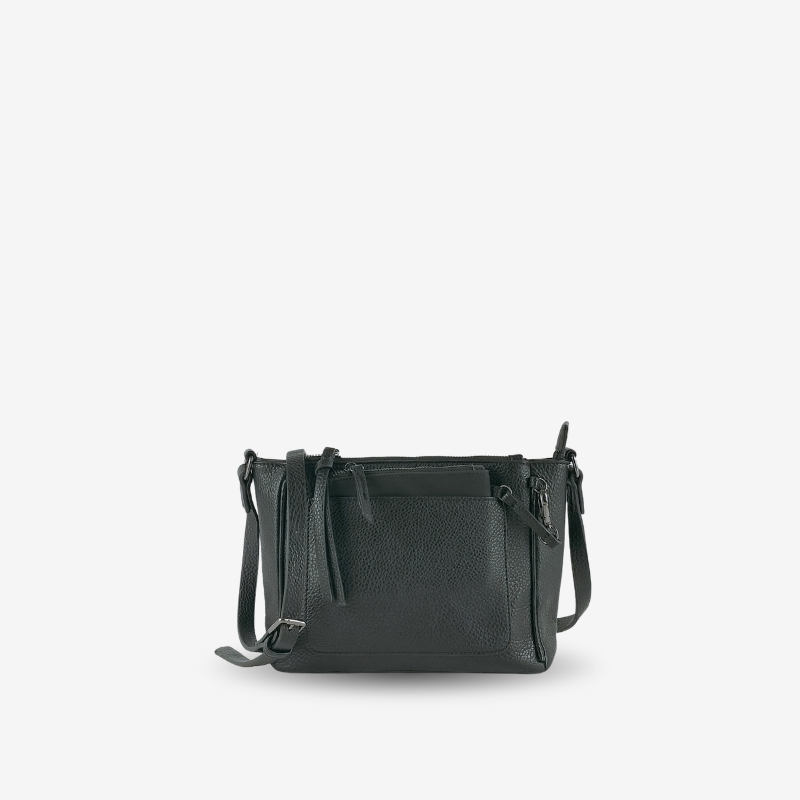 Bolso de Hombro con Cartera Negro