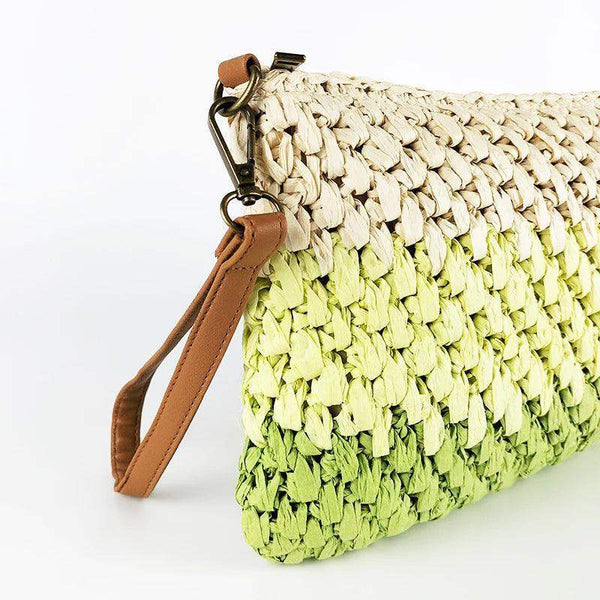 Bolso de Mano de Paja con Bandolera - KAF Bolsos