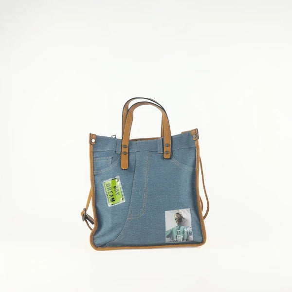 Shopper Denim con Correa Extraíble - KAF Bolsos
