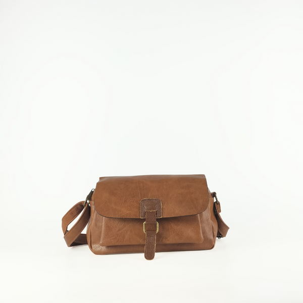 Bolso de Hombro Vintage con Solapa