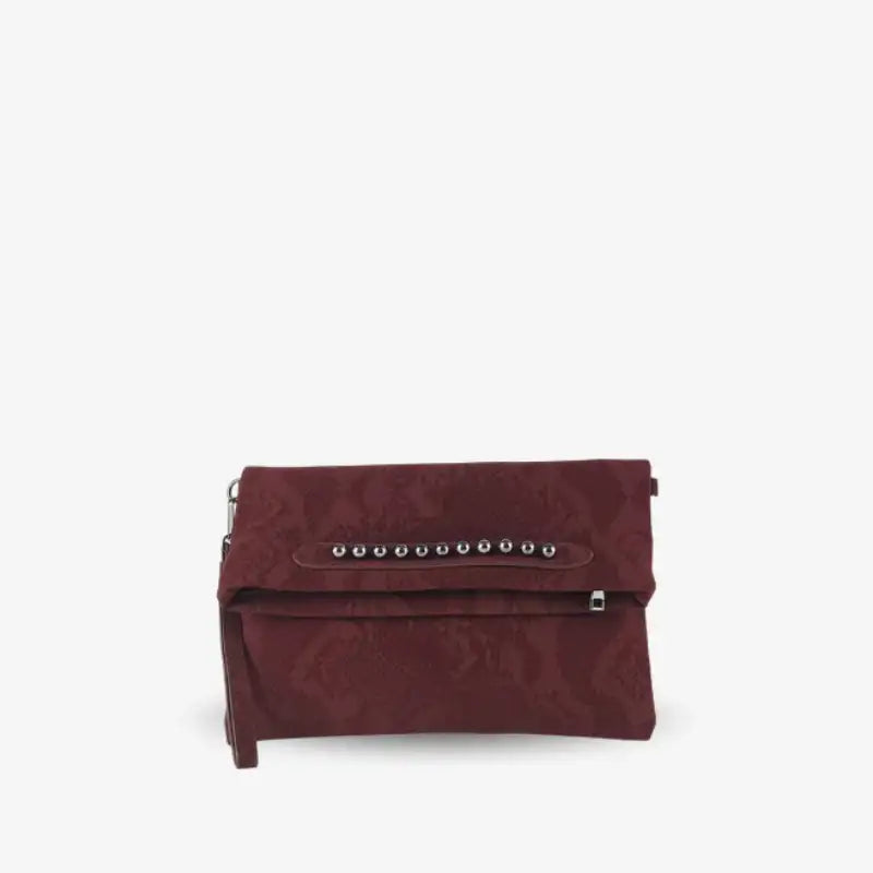 Bolso de Mano Efecto Piel con Patrón