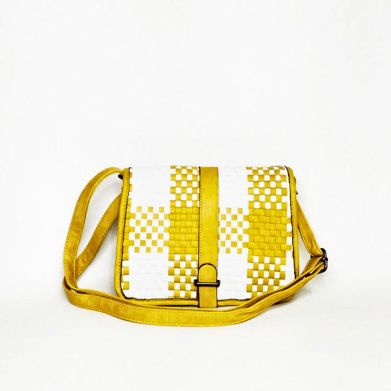 Bandolera Mezclas Amarillo - KAF Bolsos