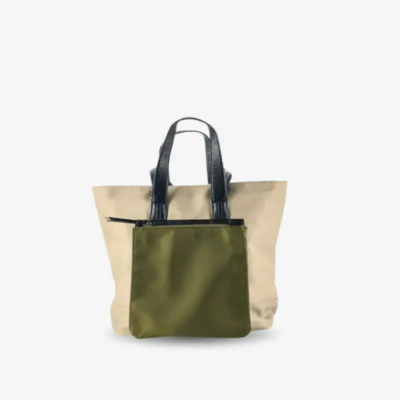 Tote Nylon con Bolsillo Extraíble