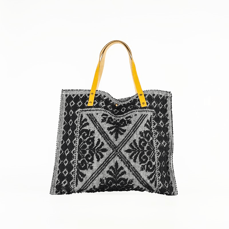 Maxi Bolso Relieve de Algodón