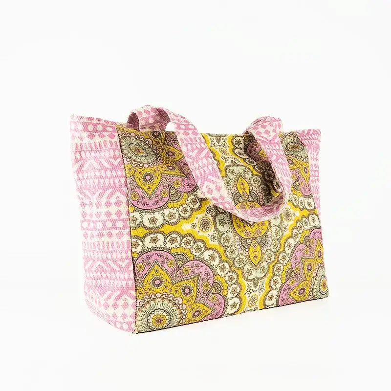 Maxi Bolso de Algodón Estampado
