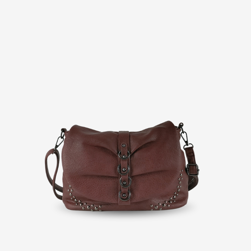 Bolso Anillas Burdeos