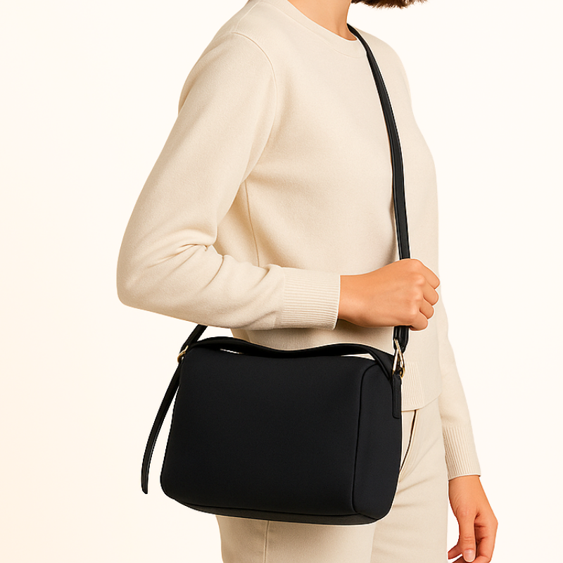 Bolso de Mano Neopreno con Bandolera