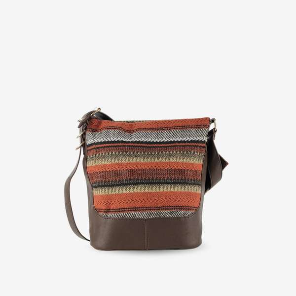 Bolso Hobo Marrón con Cartera