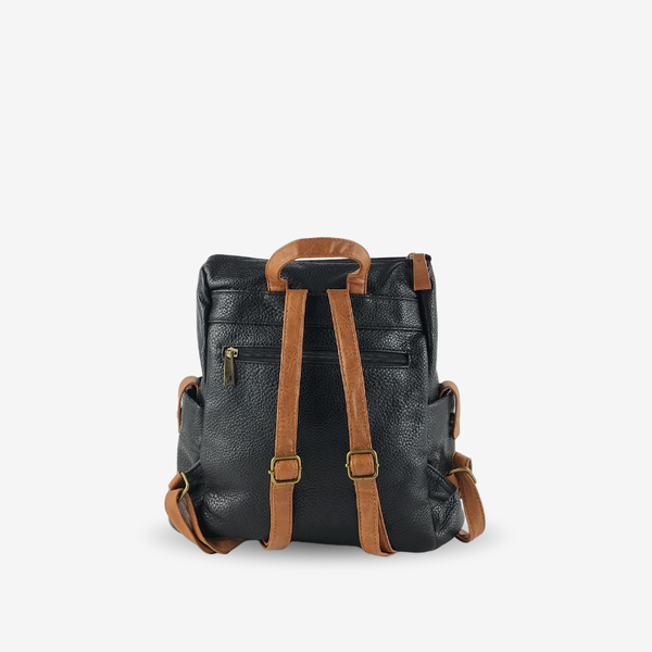 Mochila Multi Bolsillos Negra