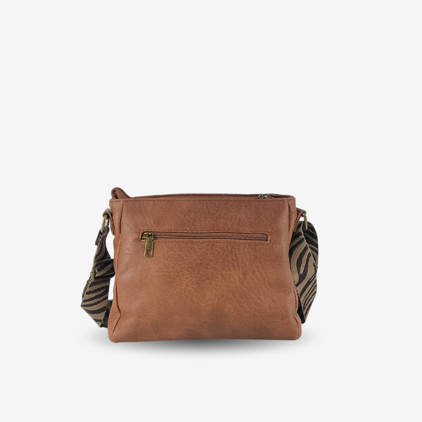 Bolso de Hombro con Correa Cebra