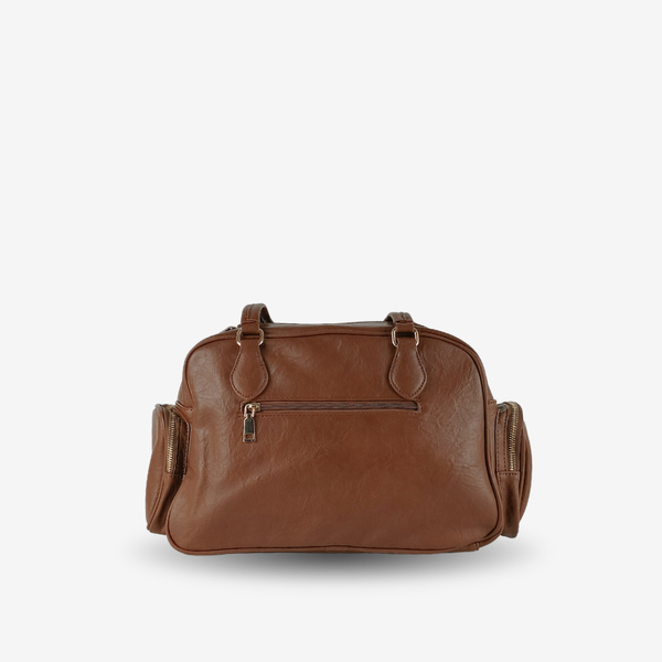 Bolso Bowling  Marrón