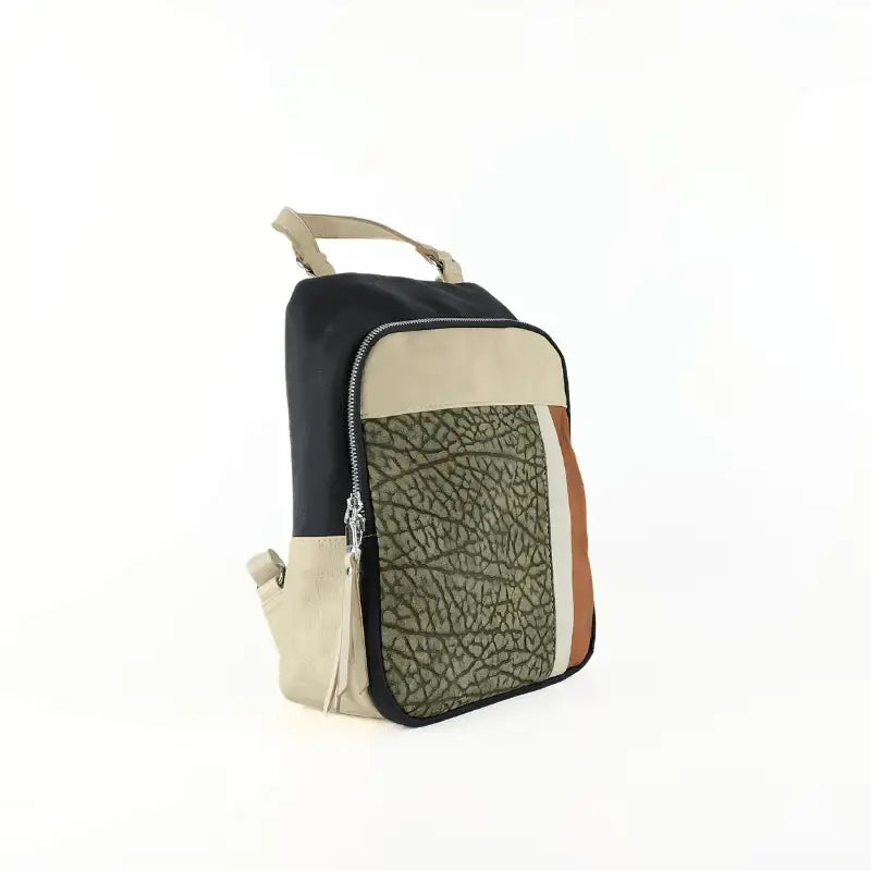 Mochila Multicolor Efecto Piel - KAF Bolsos