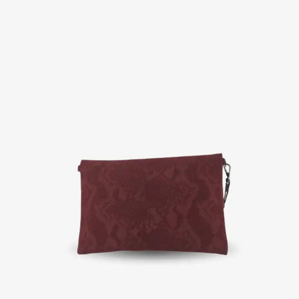 Bolso de Mano Efecto Piel con Patrón