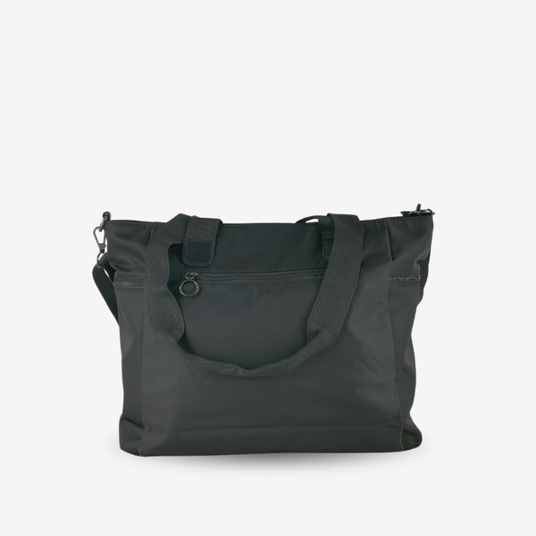 Shopper de nylon negro de mujer KAF Bolsos – foto 2