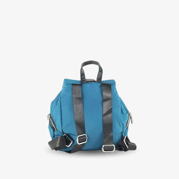 Mochila Nylon Acolchada con Solapa