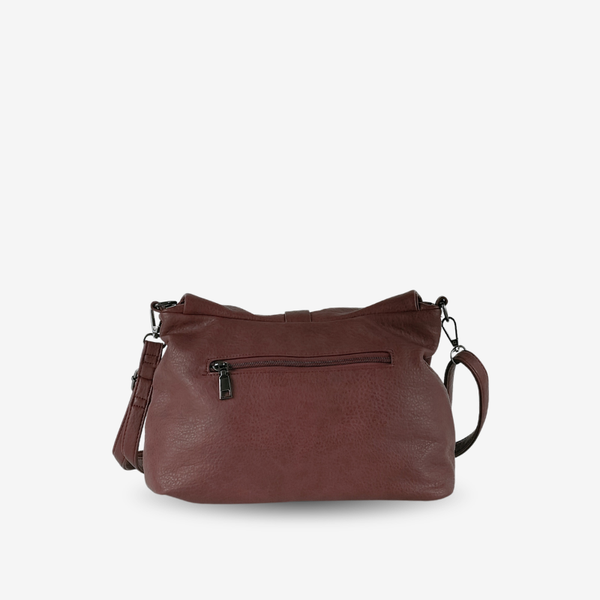 Bolso Anillas Burdeos