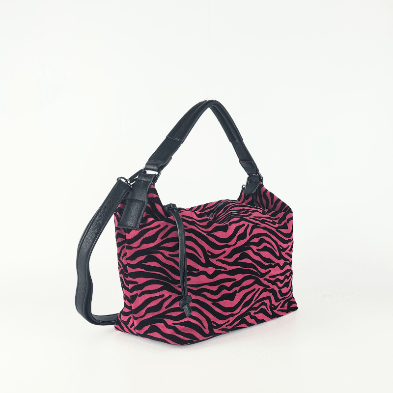 Bolso Animal Print Fucsia