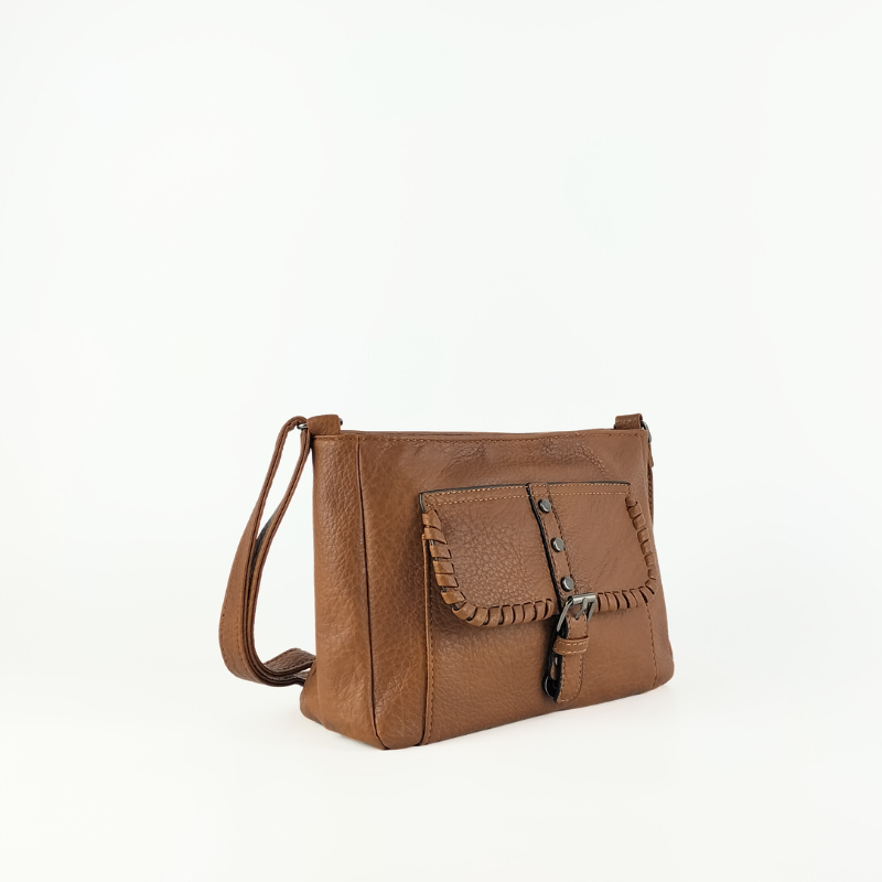 Bandolera con Bolsillo Exterior